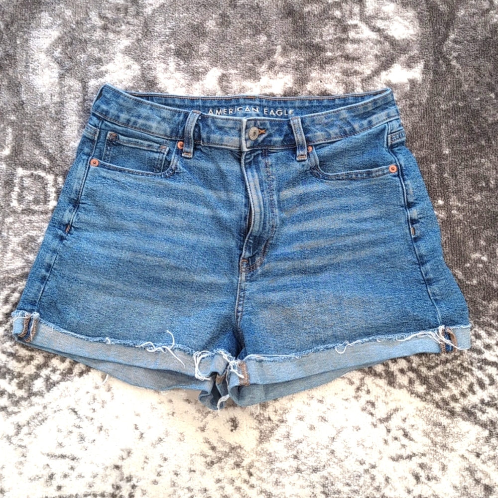 American Eagle High Rise Denim Shorts